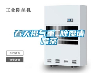 企業新聞春天濕氣重 除濕請喝茶