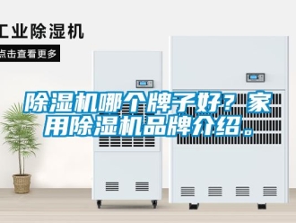常見問題除濕機哪個牌子好？家用除濕機品牌介紹。