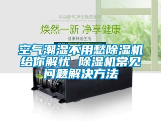 行業新聞空氣潮濕不用愁除濕機給你解憂 除濕機常見問題解決方法