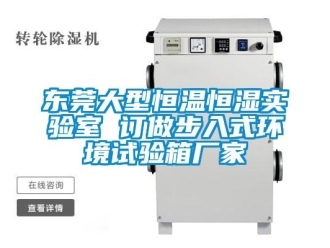 知識百科東莞大型恒溫恒濕實驗室 訂做步入式環境試驗箱廠家
