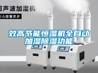 知識百科效高節能恒濕機全自動加濕除濕功能