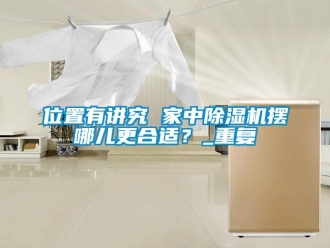 行業新聞位置有講究 家中除濕機擺哪兒更合適？_重復
