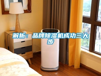 行業新聞解析：品牌除濕機成功三大步