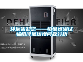 知識百科環(huán)瑞告知您——恒溫恒濕試驗箱降溫緩慢問題分析