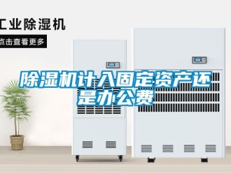 行業(yè)新聞除濕機(jī)計(jì)入固定資產(chǎn)還是辦公費(fèi)
