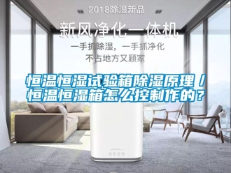 知識百科恒溫恒濕試驗箱除濕原理／恒溫恒濕箱怎么控制作的？