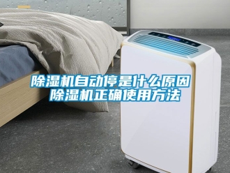 行業新聞除濕機自動停是什么原因 除濕機正確使用方法