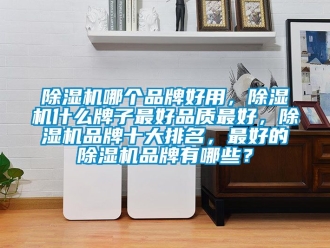 企業新聞除濕機哪個品牌好用，除濕機什么牌子最好品質最好，除濕機品牌十大排名，最好的除濕機品牌有哪些？