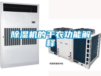 企業(yè)新聞除濕機(jī)的干衣功能解釋