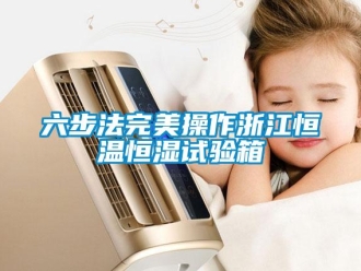 知識百科六步法完美操作浙江恒溫恒濕試驗箱