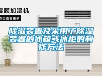 行業(yè)新聞除濕裝置及采用了除濕裝置的冰箱或冰柜的制作方法