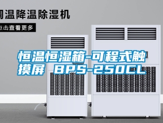 知識百科恒溫恒濕箱-可程式觸摸屏 BPS-250CL