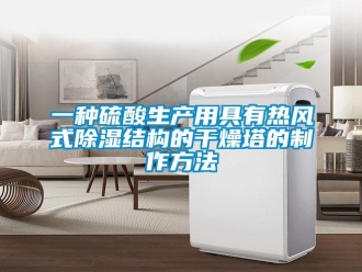 企業新聞一種硫酸生產用具有熱風式除濕結構的干燥塔的制作方法