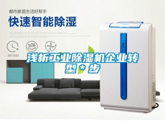 常見問題淺析工業除濕機企業轉型＊步