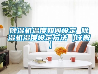 行業(yè)新聞除濕機(jī)溫度如何設(shè)定 除濕機(jī)濕度設(shè)定方法【詳解】