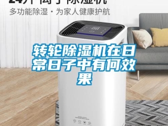 常見問題轉輪除濕機在日常日子中有何效果
