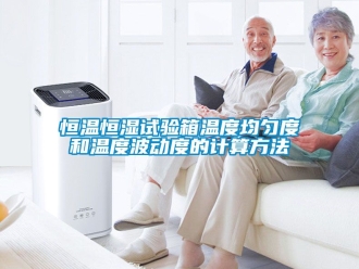 知識百科恒溫恒濕試驗箱溫度均勻度和溫度波動度的計算方法
