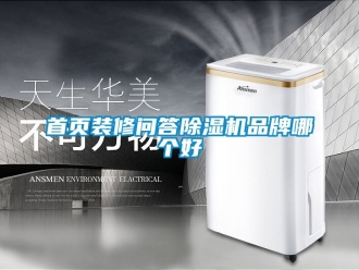 企業(yè)新聞首頁裝修問答除濕機品牌哪個好