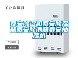 行業新聞泰安除濕機泰安除濕器泰安除潮器泰安抽濕機