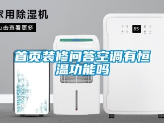 知識(shí)百科首頁(yè)裝修問(wèn)答空調(diào)有恒溫功能嗎