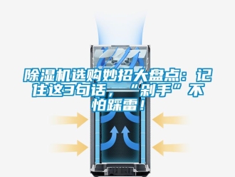 行業新聞除濕機選購妙招大盤點：記住這3句話，“剁手”不怕踩雷！
