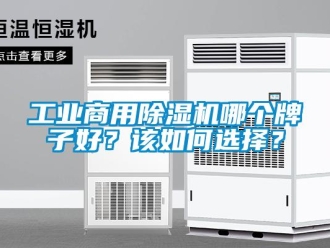 常見問題工業商用除濕機哪個牌子好？該如何選擇？