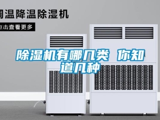 企業新聞除濕機有哪幾類 你知道幾種
