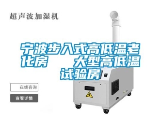 常見問題寧波步入式高低溫老化房   大型高低溫試驗房