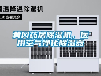 行業新聞黃岡藥房除濕機，醫用空氣凈化除濕器
