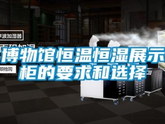 知識百科博物館恒溫恒濕展示柜的要求和選擇