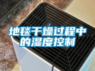 企業新聞地毯干燥過程中的濕度控制