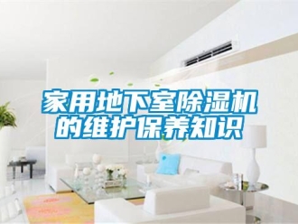 常見問題家用地下室除濕機的維護保養知識