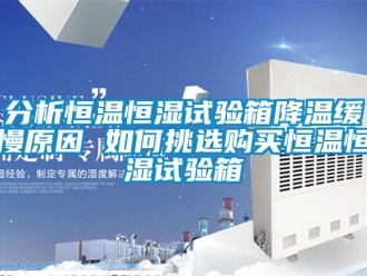知識百科分析恒溫恒濕試驗箱降溫緩慢原因 如何挑選購買恒溫恒濕試驗箱