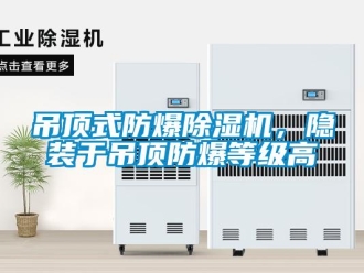 企業新聞吊頂式防爆除濕機，隱裝于吊頂防爆等級高