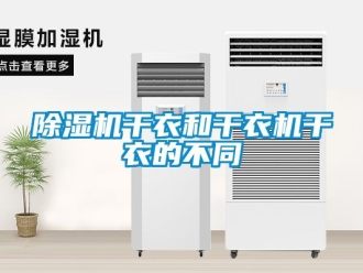 行業(yè)新聞除濕機干衣和干衣機干衣的不同