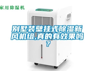 常見問題別墅裝壁掛式除濕新風機組,真的有效果嗎？