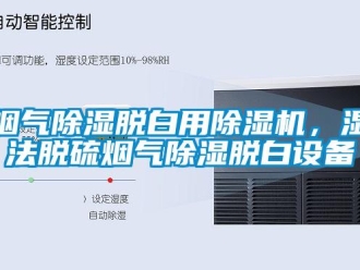 知識百科煙氣除濕脫白用除濕機，濕法脫硫煙氣除濕脫白設備