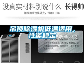 企業新聞吊頂除濕機低溫適用，性能穩定