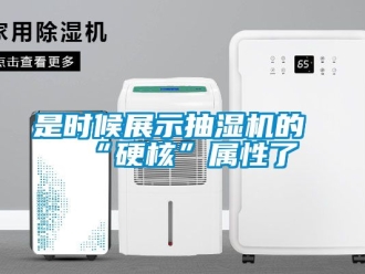 企業(yè)新聞是時候展示抽濕機的“硬核”屬性了