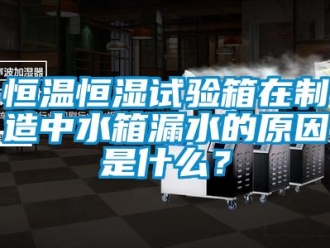 知識(shí)百科恒溫恒濕試驗(yàn)箱在制造中水箱漏水的原因是什么？