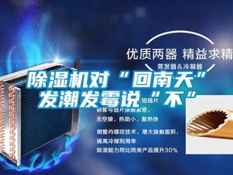 企業(yè)新聞除濕機(jī)對“回南天”發(fā)潮發(fā)霉說“不”