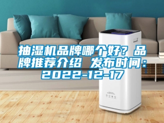 企業新聞抽濕機品牌哪個好？品牌推薦介紹 發布時間：2022-12-17