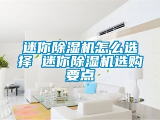 行業(yè)新聞迷你除濕機(jī)怎么選擇 迷你除濕機(jī)選購要點(diǎn)
