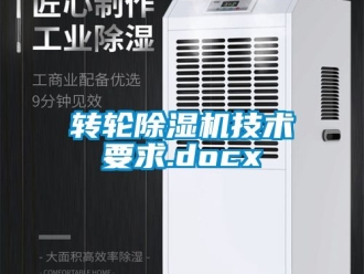 常見問題轉(zhuǎn)輪除濕機(jī)技術(shù)要求.docx