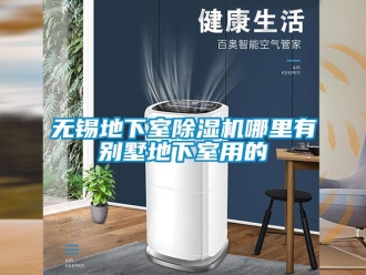 行業新聞無錫地下室除濕機哪里有別墅地下室用的