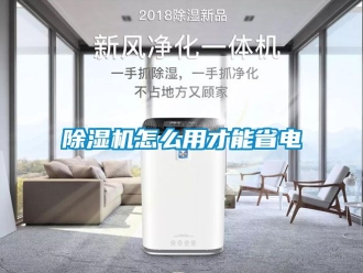 行業(yè)新聞除濕機怎么用才能省電