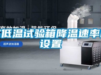 常見(jiàn)問(wèn)題高低溫試驗(yàn)箱降溫速率的設(shè)置