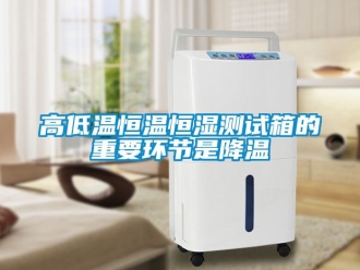 知識百科高低溫恒溫恒濕測試箱的重要環節是降溫
