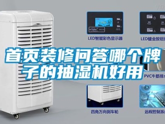 企業(yè)新聞首頁(yè)裝修問(wèn)答哪個(gè)牌子的抽濕機(jī)好用