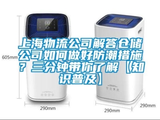 常見問題上海物流公司解答倉儲公司如何做好防潮措施？三分鐘帶你了解【知識普及】
